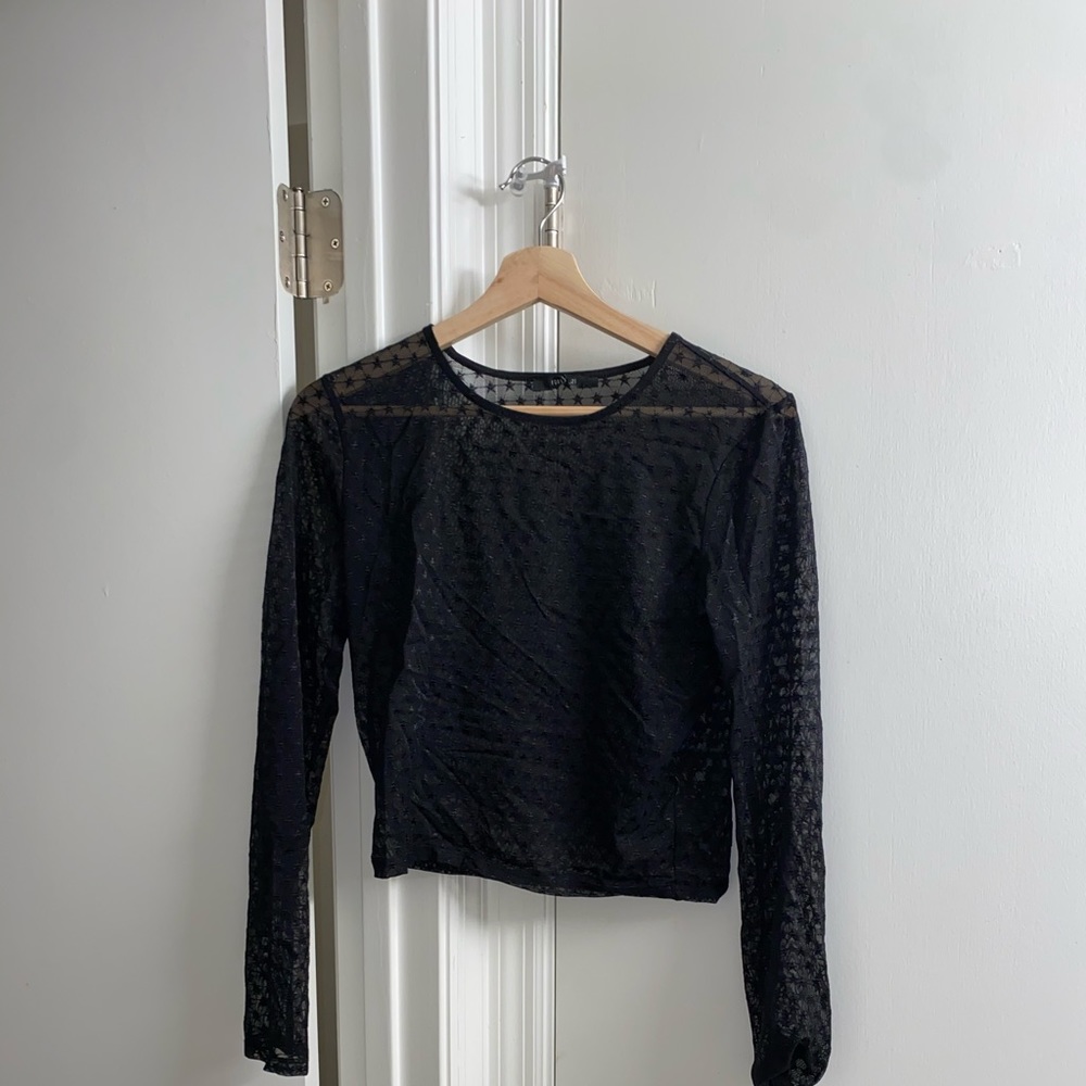 Sheer Black Long Sleeve